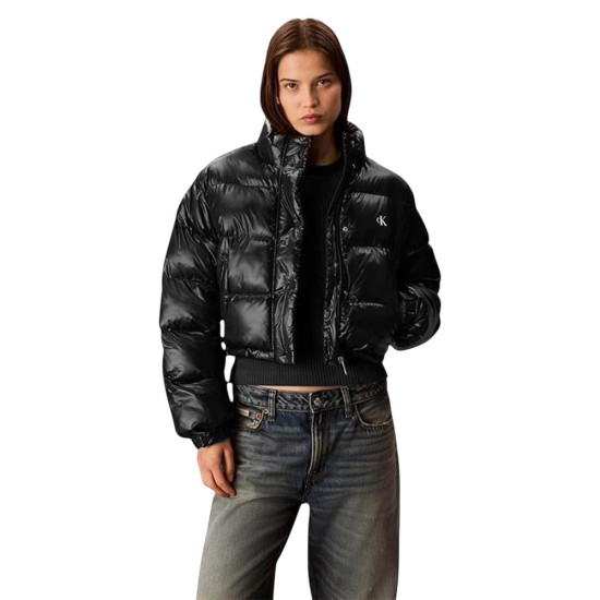 Calvin Klein Γυναικείο μπουφάν Shine Crop Puffer Jacket